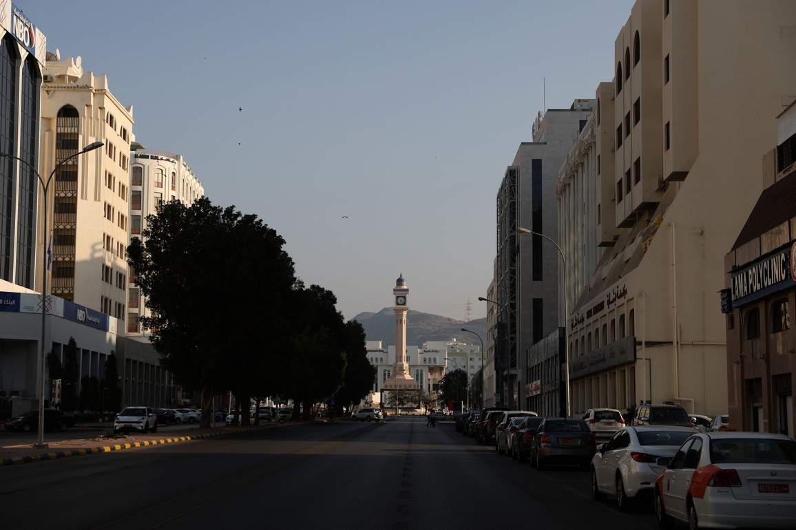 OMAN-MUSCAT-STREET VIEW-IRAN-U.S.-TALKS