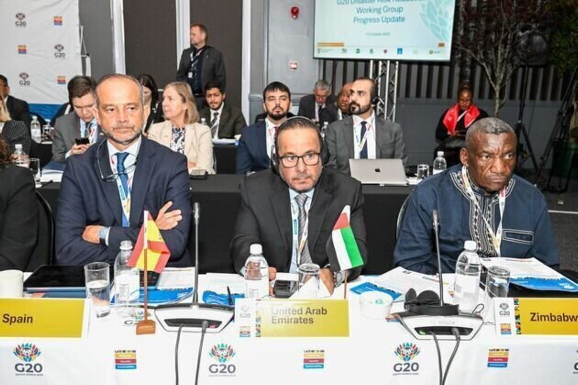 UAE participates in G20 Ministerial Meeting on Disaster Risk Reduction in South Africa