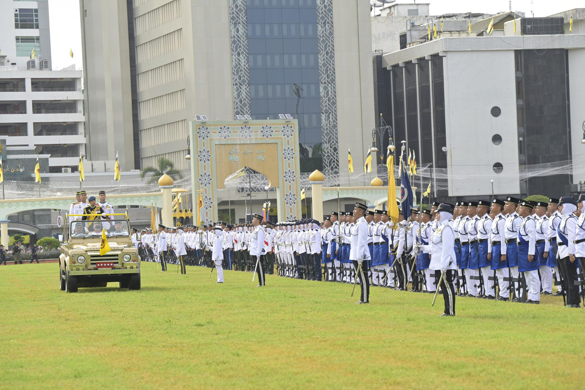 BRUNEI-ROYAL BIRTHDAY-79TH ANNIVERSARY-PARADE