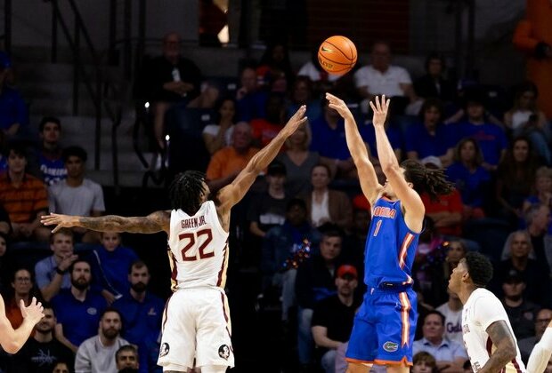 Hot-shooting first half carries Florida past Florida St.