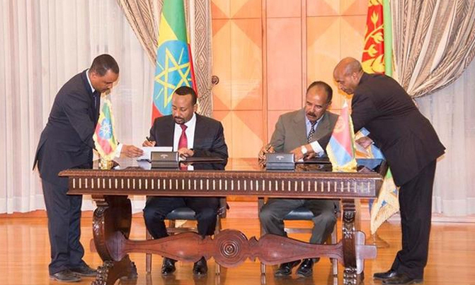 Ethiopia, Eritrea declare war 'has come to an end' Ethiopia, Eritrea declare war 'has come to an end'