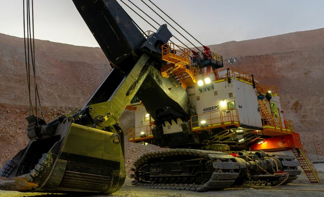 Escondida's Komatsu 4800XPC electric shovel