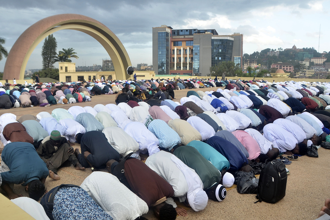 UGANDA-KAMPALA-EID AL-ADHA-PRAYERS