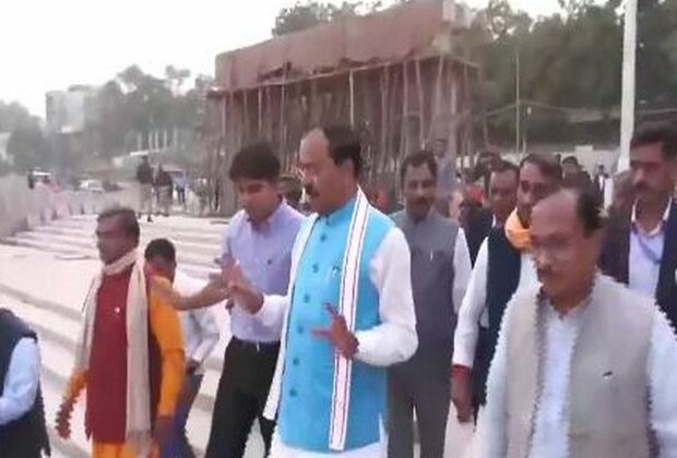 UP Deputy CM Keshav Maurya inspects preparations for Maha Kumbh Mela 2025 in Prayagraj