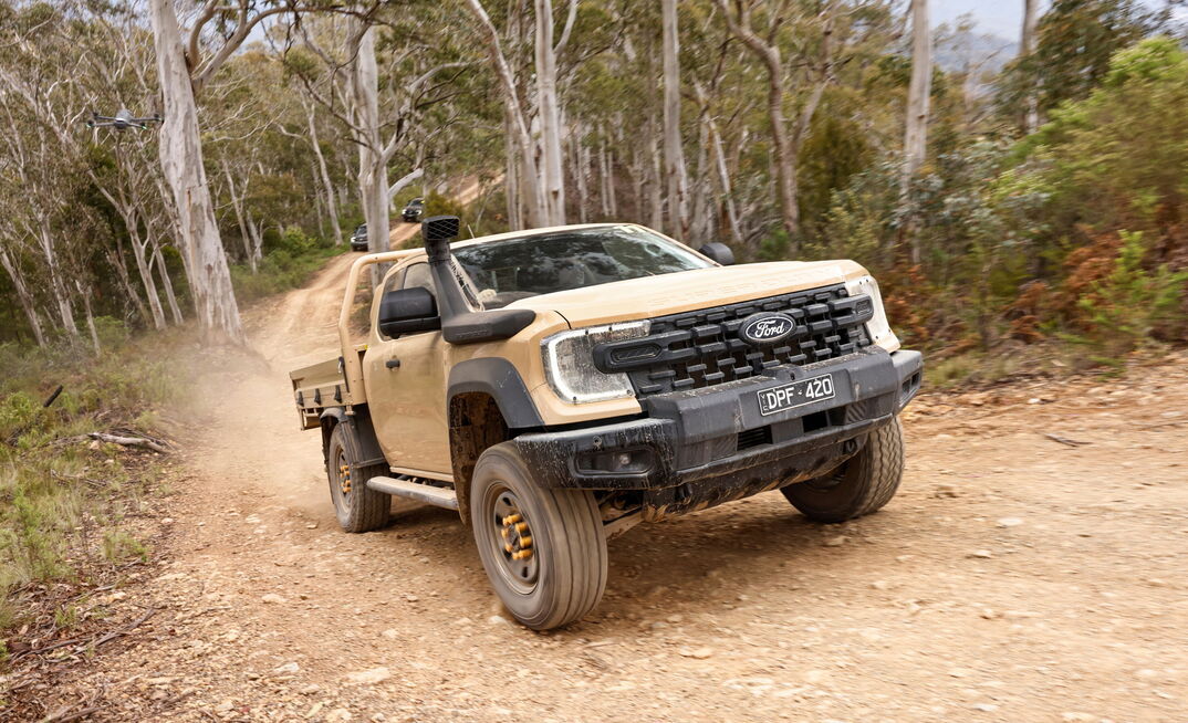 The Ford Super Duty and Ranger utes are part of an $11 million project working on autonomous vehicles.