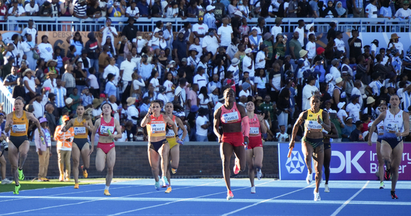 (SP)BOTSWANA-GABORONE-WORLD ATHLETICS RELAYS-WOMEN'S 4X100m RELAY-FINAL