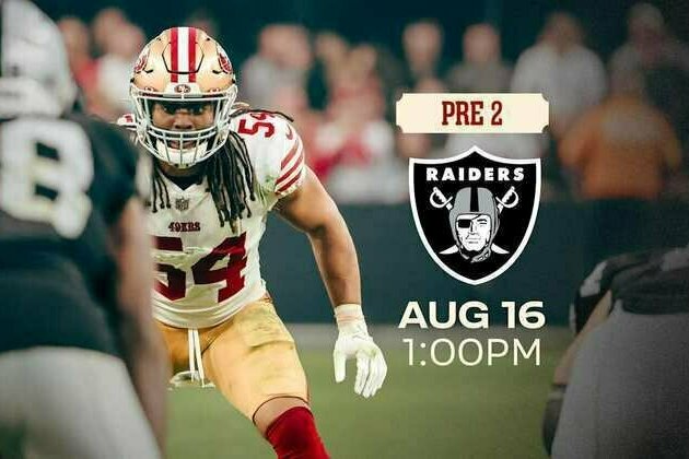 49ers Announce Details for Preseason Game No. 2 vs. the Raiders