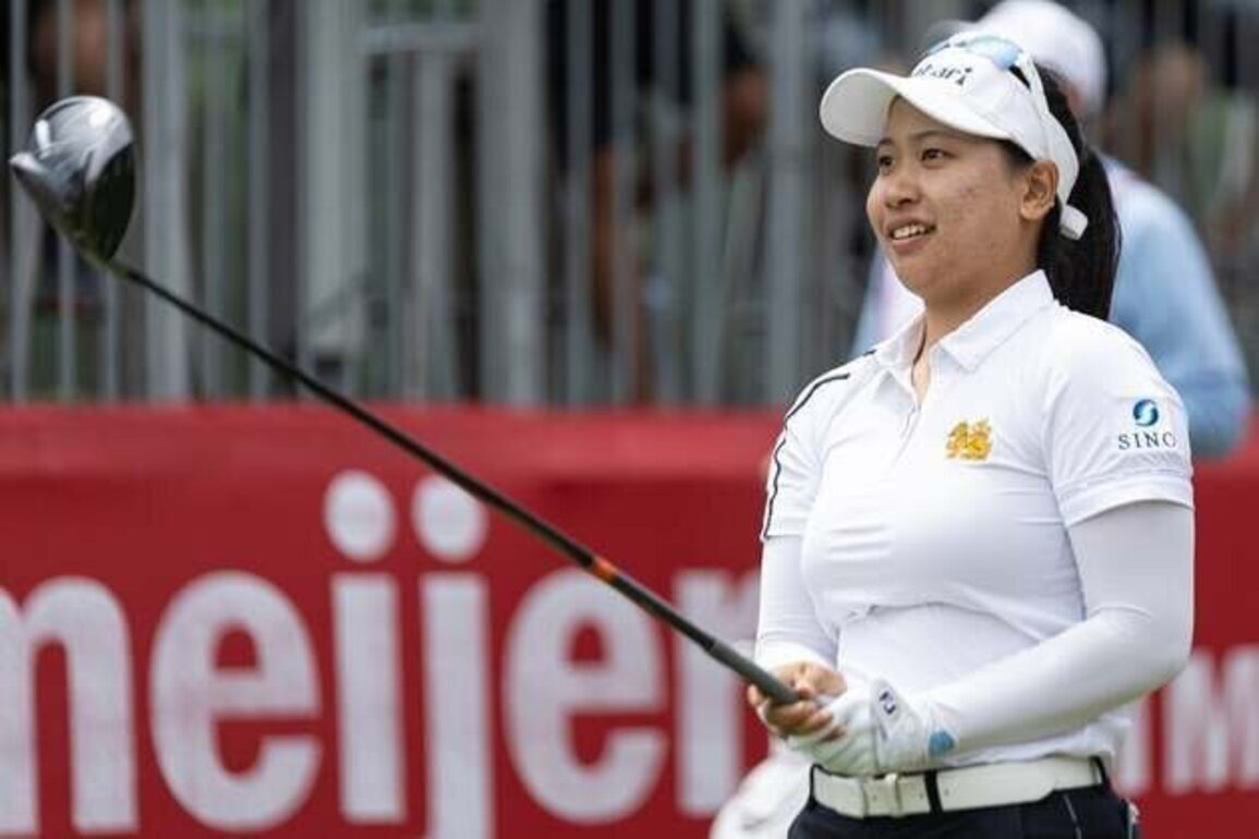 Chanettee Wannasaen surges to share of first-round lead at Honda