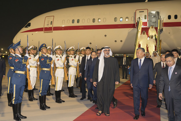 CHINA-BEIJING-UAE-CROWN PRINCE OF ABU DHABI-ARRIVAL (CN)