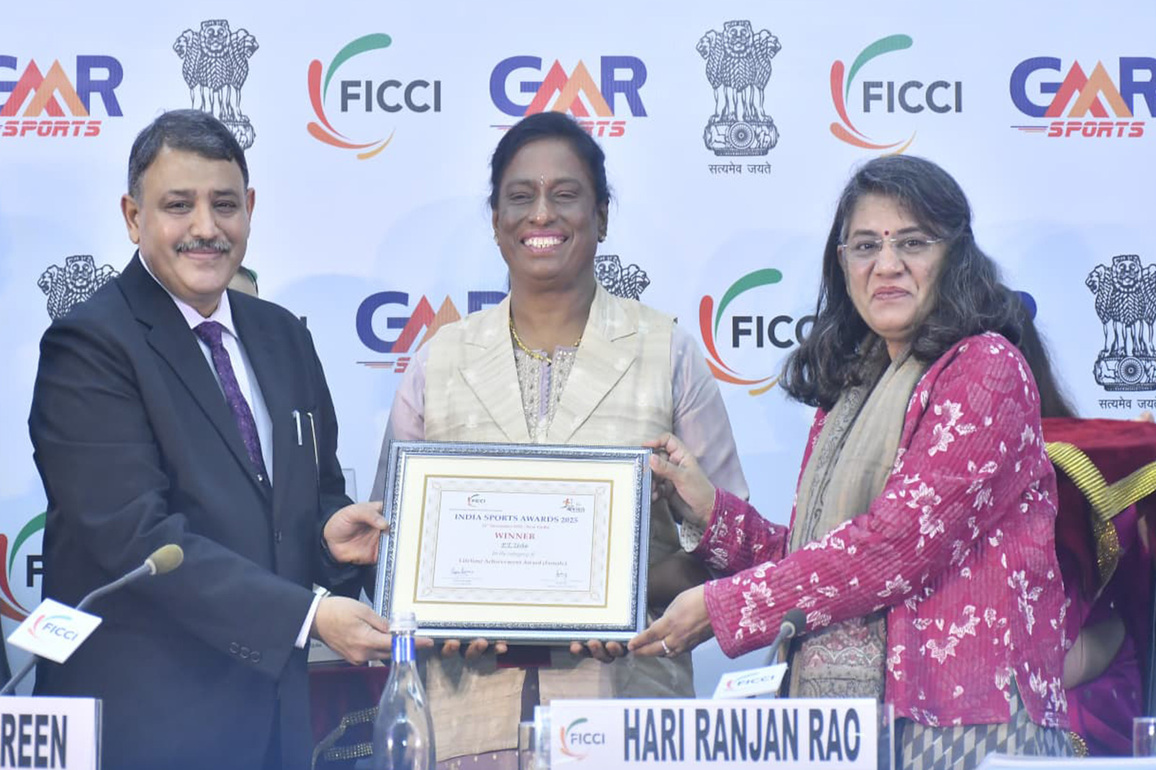 FICCI Turf 2025: PT Usha, Pullela Gopichand honoured with Lifetime Achievement Award