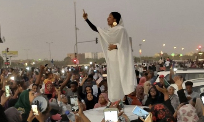 Viral 'Nubian queen' rally leader says women key to Sudan protests Viral 'Nubian queen' rally leader says women key to Sudan protests