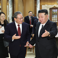 DPRK-PYONGYANG-CHINA-LI QIANG-KIM JONG UN-MEETING