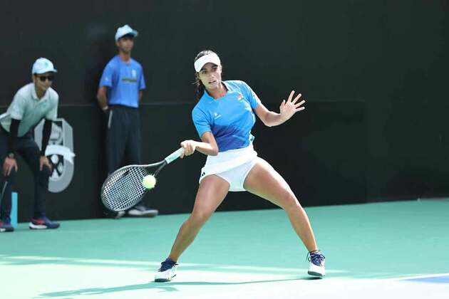 Vaidehi and Shrivalli Shine as India downs Chinese Taipei; move closer to securing playoff spot at the Billie Jean King Cup