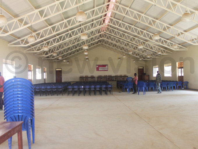  n interior view of the new multipurpose hall