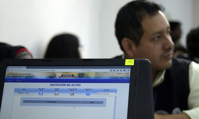Ecuador officials deny fraud claims in presidency vote Ecuador officials deny fraud claims in presidency vote