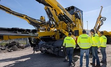  Skanska is taking delivery of four new face drilling rigs from Epiroc - one Boomer E20 S and three Boomer XE3