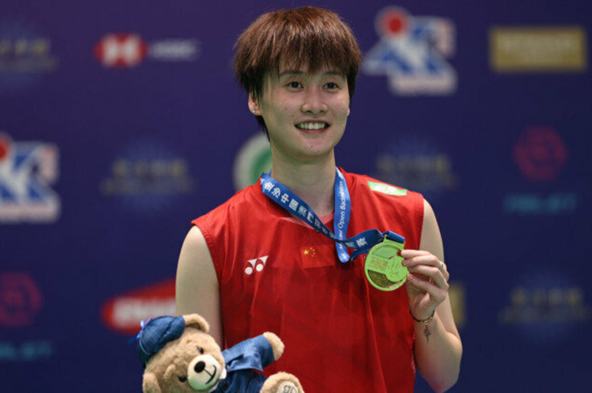 China's Chen Yufei wins women's singles badminton title at Macao Open