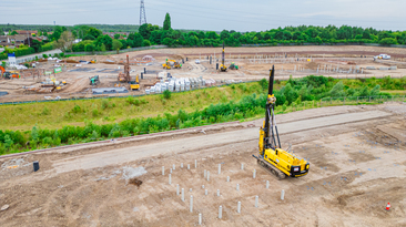 Roger Bullivant Limited has deployed two of its newest in-house designed rigs on a major residential development 