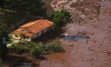 Lama de rejeitos da barragem do Córrego do Feijão, da mineradora Vale, em Brumadinho (MG)