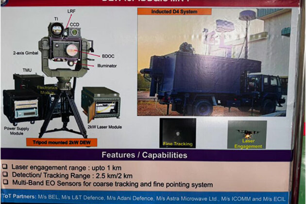 Army to acquire 9 more Laser-based counter-drone systems for deployment along Pak, China borders