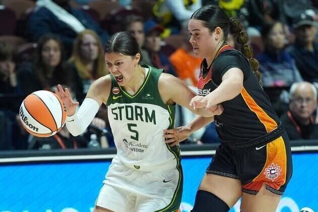 Lexie Brown's 3-point spree sends Storm past Sun