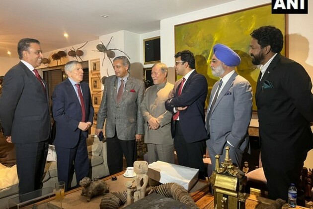 Congress MP Shashi Tharoor meets former Colombian President Cesar Augusto Gaviria Trujillo