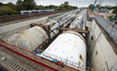  TBM Caroline starting her five-mile journey under London as part of the HS2 high-speed rail project