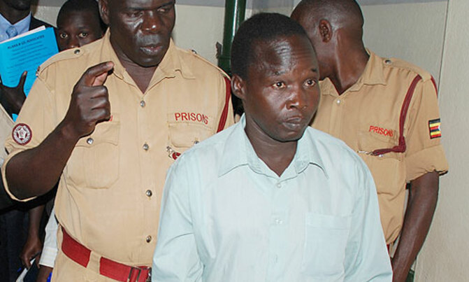 Former LRA top commander Kwoyelo back to prison Former LRA top commander Kwoyelo back to prison