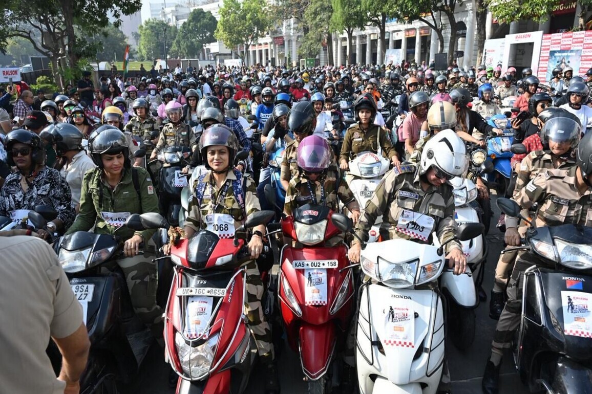 Lok Sabha Speaker Om Birla flags off All-Women Bike Rally 2026 on International Women's Day