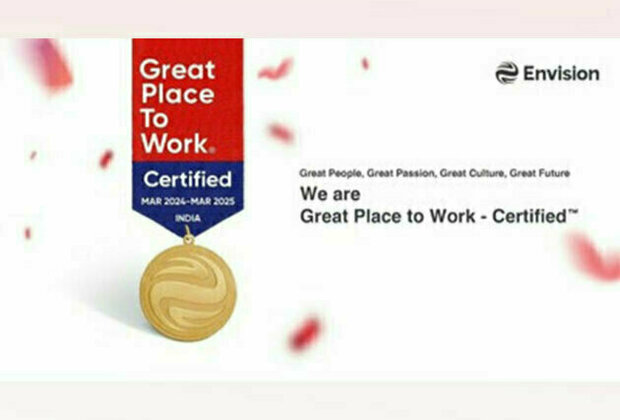 Envision Energy India Earned "Great Place to Work" certification in 2024