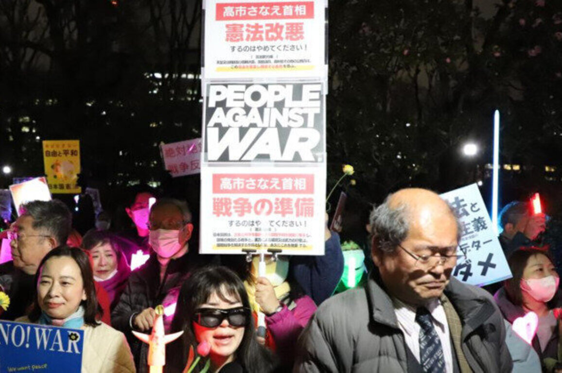 Thousands rally in Tokyo to protest Takaichi's dangerous policies