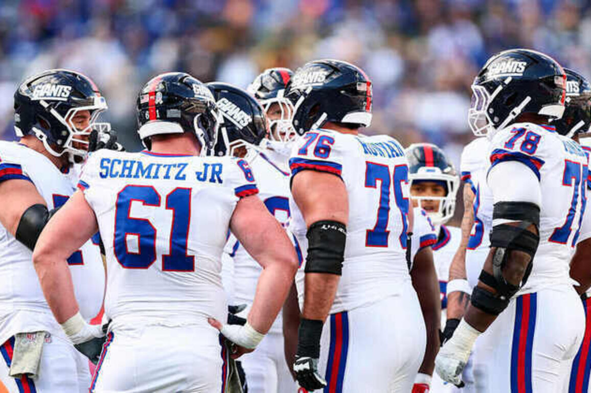 Giants release unofficial depth chart for Week 15 vs. Commanders