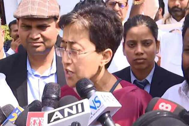 "Does BJP think Modi is greater than Ambedkar?" Atishi questions amid portrait row