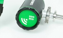  The SDM ECO from Rhosonics consists of an HMI control unit with a separate transmitter including a replaceable sensor