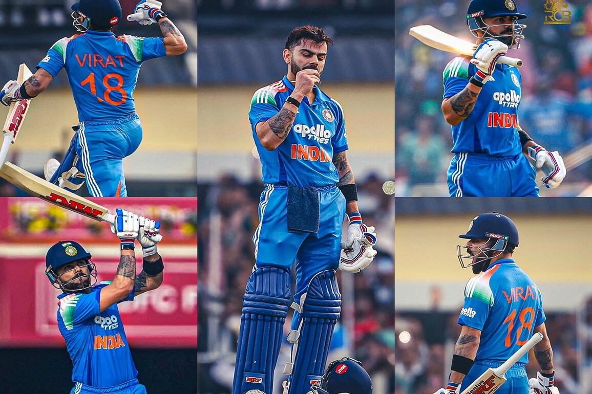 Virat surpasses Tendulkar for most centuries in a single format, extends golden run in Ranchi