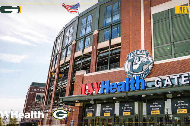 Packers welcome UW Health Gate to Lambeau Field