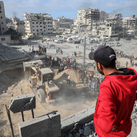 MIDEAST-GAZA CITY-ISRAELI AIRSTRIKE-DAMAGE