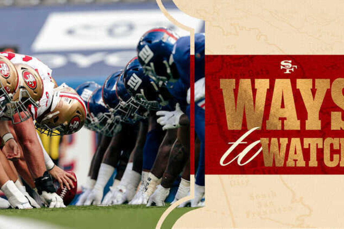 Ways to Watch and Listen: 49ers vs. Giants | Week 9