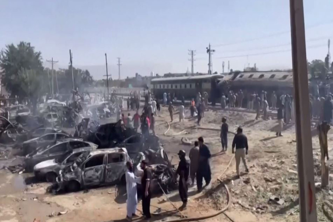 Pakistan: At least 24 killed, over 50 injured in targeted blast near Quetta Railway track