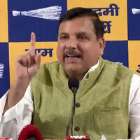 "Traitors of Punjab": Sanjay Singh lashes out at 7 AAP MPs for merging with BJP