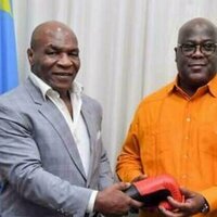 Mike Tyson meets DR Congo's president