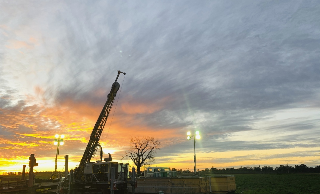 Previous Kincora Copper drilling at Trundle in NSW's Macquarie Arc. Credit: Kincora