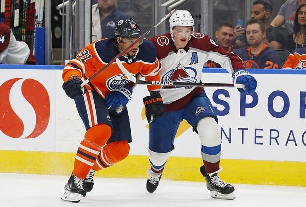 Behind Evander Kane's hat trick, Oilers beat Avs to seal playoff bid