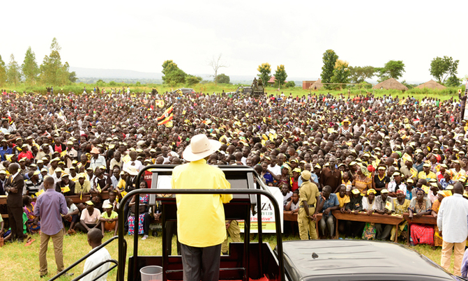 Museveni campaigns for Nebbi candidate Museveni campaigns for Nebbi candidate