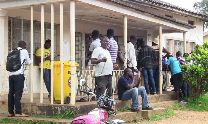 ukono residents camped at the s office waiting for the clearance documents hoto by enry subuga