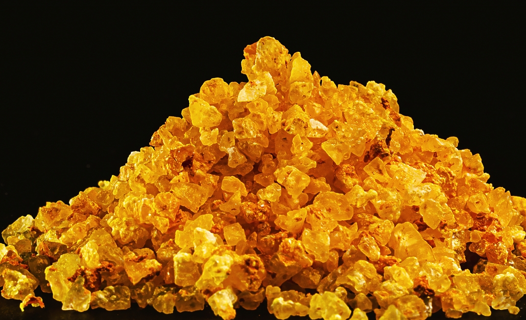 Uranyl Nitrate is a yellow water-soluble uranium salt.