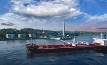 Bell Bay port site-mockup. Image courtesy of ABEL Energy.