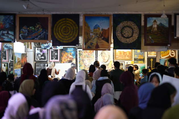 AFGHANISTAN-KABUL-FEMALE ARTISTS-PAINTING EXHIBITION
