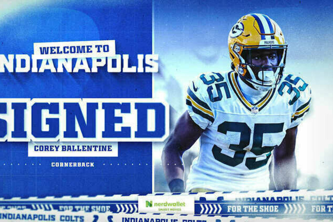 Colts sign free agent CB Corey Ballentine