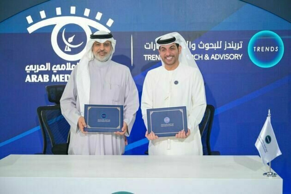 TRENDS, Arab Media Forum sign strategic cooperation agreement in research, media